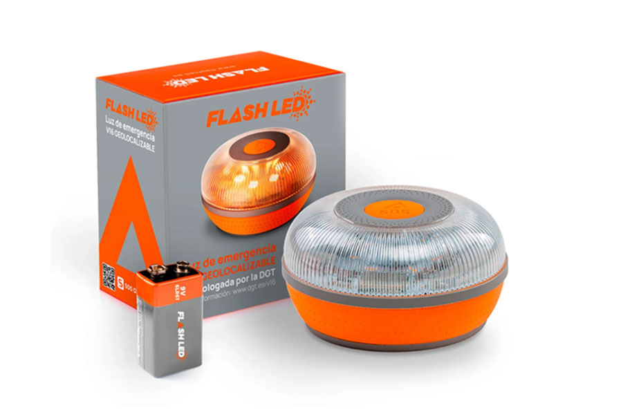 Baliza V16 Flash Led Conectada IoT