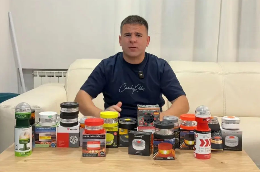 Angel Gaitán lanza su propia Baliza V16 con polémica